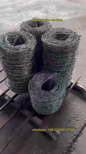China Barbed Wire Fence Making Machine Manufacture #machine #barbed wire #barbed wire fence