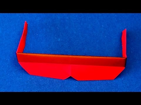 Origami Sunglasses With Frames. How to fold Origami Sunglasses with Frames