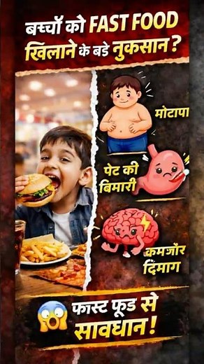 Kids love fast food, but their bodies don’t!