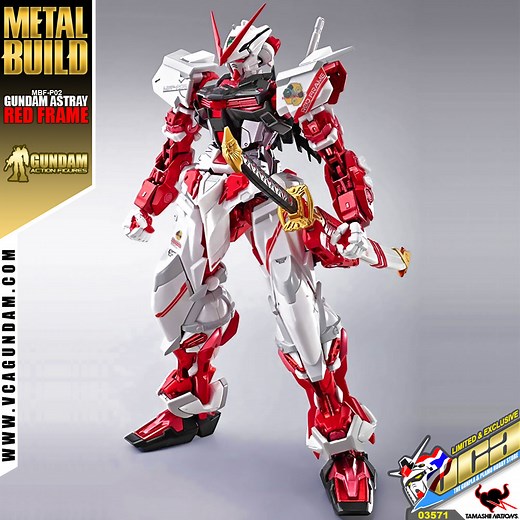 Bandai® Metal Build MBF-P02 GUNDAM ASTRAY RED FRAME