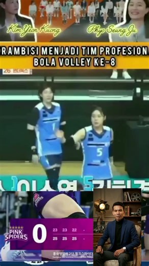 IBK ALTOS MENANG TELAK Dengan Set 3-0 LAWAN PINK spider #volleyball #volleyballworld