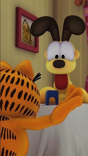 😱 Two Garfield ?? 😱#shorts #Garfield #cartoon #animation #thegarfieldshow