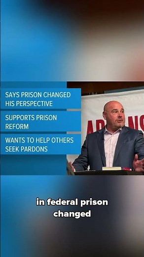 Former Arkansas senator speaks after presidential pardon