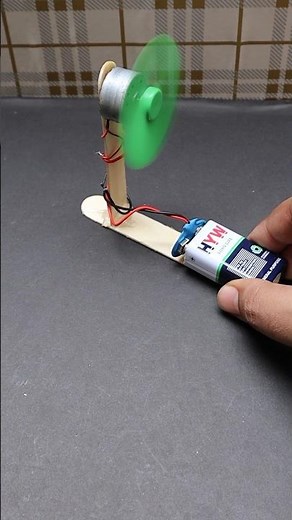 portable dc fan || diy battery fan