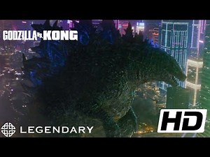 Godzilla vs Kong (2021) FULL HD 1080p - Godzilla drills to hollow earth scene Legendary movie clips
