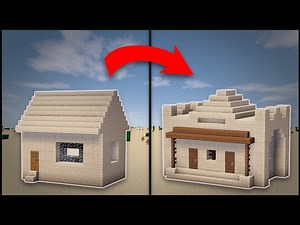 Minecraft: How To Remodel A Desert Village Library