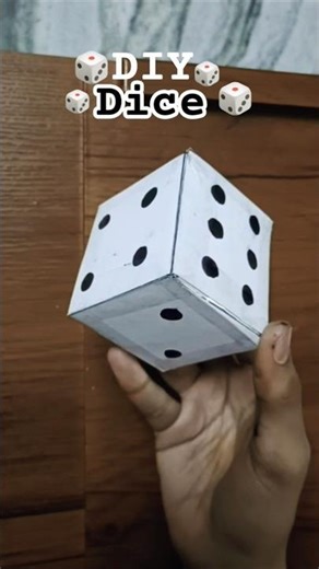 Turning Paper into Play 🎲 | Handmade Dice Art #art #diy #handmade #dice #papercraft