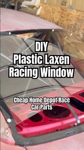 DIY Custom Plastic Lexan Racing Window !! #howto #diy #mechanic #racing #carguy CheckOut Full Video!