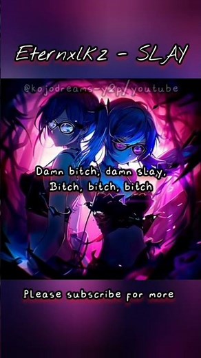 Eternxlkz - Slay (lyrics) #eternxlkz #slay #eternxlkzslay