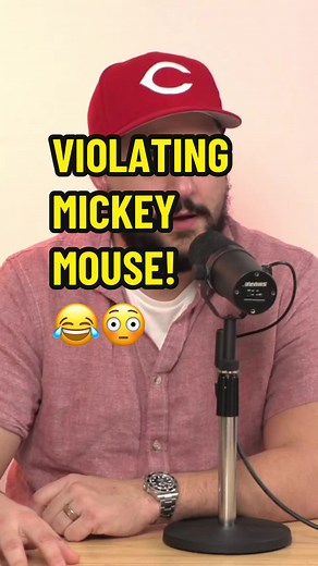 Mickey mouse is getting violated! 😂 #thebasementyard #basementyard #thebasementyardpodcast