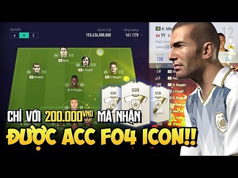 Thử vận may mua Acc FO4 và cái kết được Đội Hình siêu Khủng