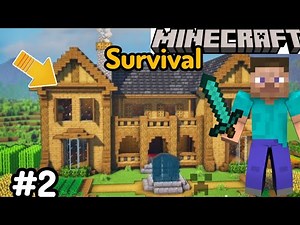 Minecraft survival house build mission