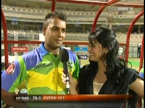ICL 2008 - Mayanti Langer interviews Stuart Binny. Asks him about marraige! Rarest footage.