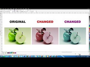 How to Change Background & Object Color in Coreldraw | coreldrawtutorial کورل ڈرا