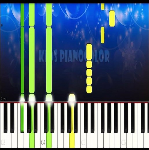 Wheels on the Bus - Cocomelon | Piano