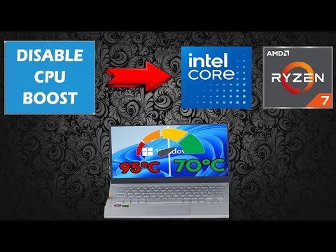 How to Disable CPU Turbo Boost Windows 11 | Windows 10 - 2025 - Supaya tidak Overheat Laptop Kalian!