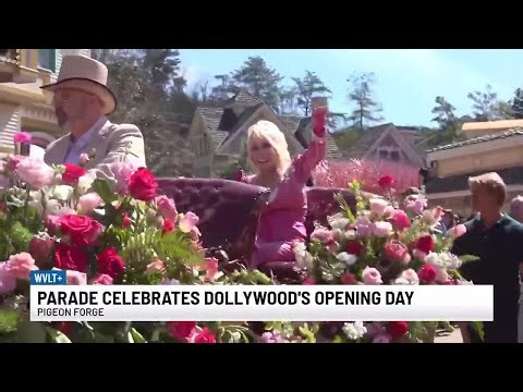 Dolly Parton leads parade celebrating Dollywood's opening day