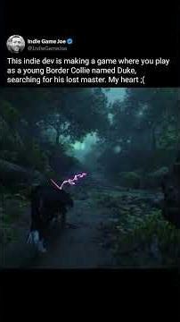 This indie dev is making a game where you play as a Border Collie searching for his lost master.