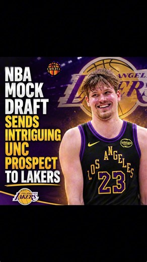 NBA Mock Draft Sends Intriguing UNC Prospect to Lakers