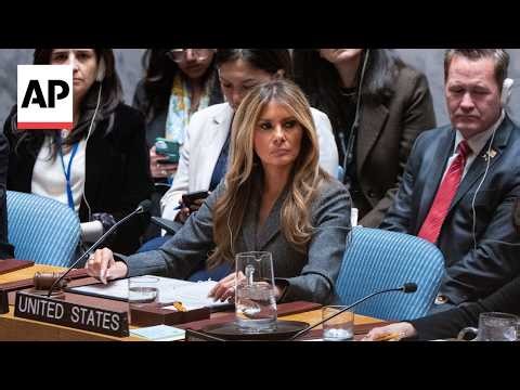 'Peace does not need to be fragile': Melania Trump presides over UN meeting