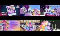 Mix of 6 videos from youtube : MLP MOVIE: We Got This Together Ultimate Mashup