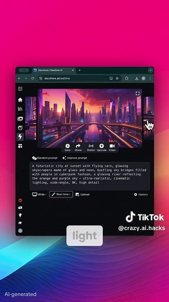 Powerful Websites You Should Know – Part 15 This AI turns your ideas into images — instantly ⚡🧠 No delay. No limits. Just type and watch it appear. #powerfulwebsites #aiartgenerator #realtimeai #aicreative #aitools 👉 Follow for next-level creative tools