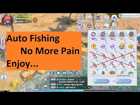 Bot Auto Fishing on Ragnarok X Mobile with 100% Accuracy !!!