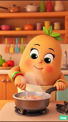 Aloo Kachaloo Beta Kahan Gaye The? 😃 | Hindi #Nursery #Rhymes | #Kids #Short