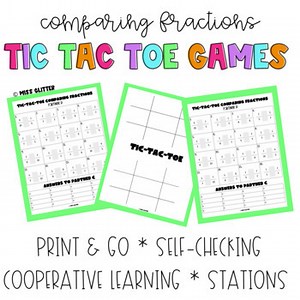 Compare Fraction Worksheet