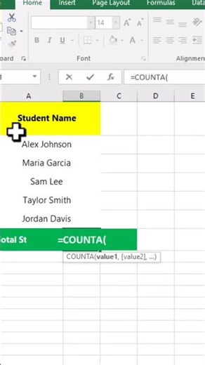 Stop Manually Counting Name in Excel ❌ #excel