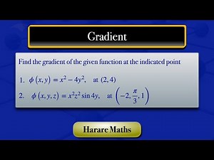Gradient of a Scalar Field