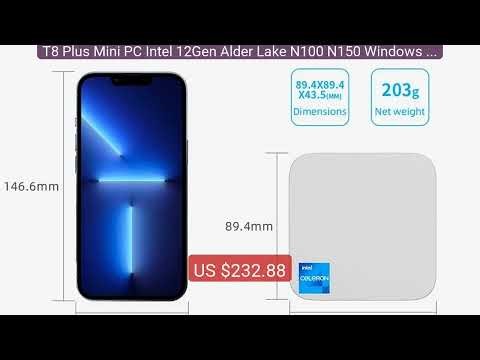 T8 Plus Mini PC Intel 12Gen Alder Lake N100 N150 Windows 11... — Top Pick 2026 | Unbeatable Price!