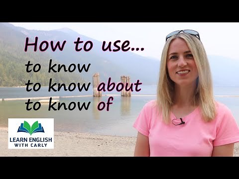 Phrasal Verbs: 🤔 KNOW, KNOW ABOUT and KNOW OF #englishgrammar #know #verbs