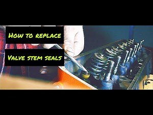 How to replace valve stem seals
