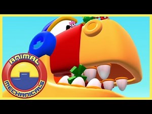 Animal Mechanicals Full Episodes | Episode 105: Dino Mountain Island | Cartoon For Kids HD