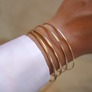 Gold Bangle, 14k Gold Filled Bangle Bracelet, Gold Bracelet, Half Round Bangle, Gold Bracelet, Gold Fill Bracelet, Gold Cuff, Stackable 14k - Etsy