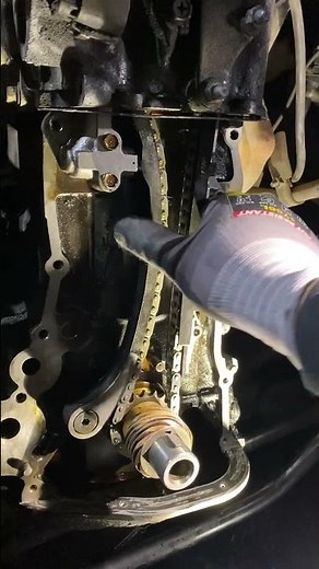 Ka24e Part:4 timing chain replacement tensioner and guides replace like new
