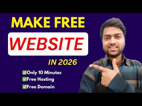 How to Make Free Website in 10 Minute With Free Hosting