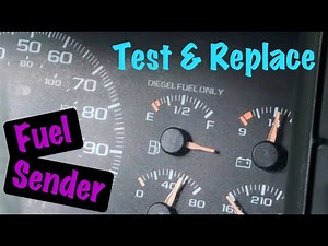 1996 - 2000 OBS GM 6.5L Turbo Diesel Fuel Sender Diagnosis & Fuel Tank Replacement (Chevy & GMC)