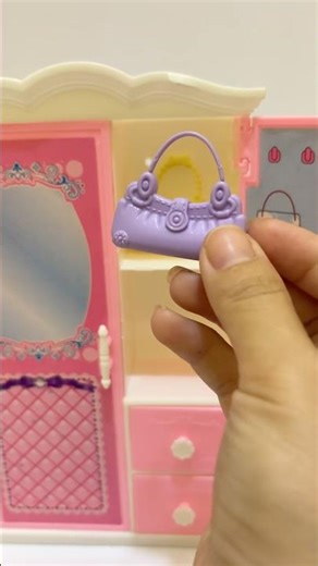 satisfying with unboxing miniature barbie pink cute toys 🛍️🎀