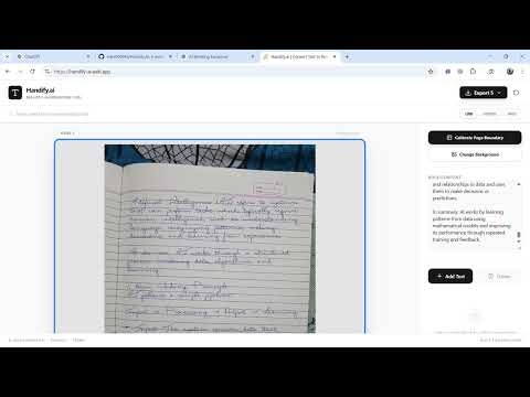 Convert text into handwritten notes || Handwriting ai