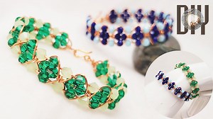 Guide making rhombus bracelet 🔶 cuff bangle | bead jewelry 993