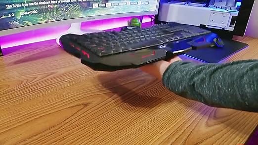 Backlit gaming keyboard