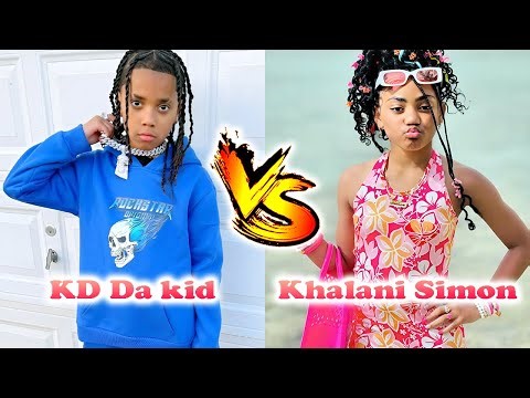 KD Da kid VS Khalani Simon (Lani Love) Transformation 🌟 2025 | From 0 To Now