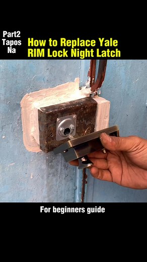 How to replace Yale RIM Lock Night Latch? #forbeginners #tips #door #viralvideo #tutorial #YaleRIMLOCKnightLatch #lock #Gates #fbreelsfypシ゚viral #reelstrending #Christmas #highlights | Richie Skill TV