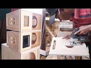 Cara Membuat Box Speaker Line Array 10 inch Single Plus Tweeter