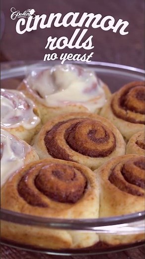 15-Minute No-Yeast Cinnamon Rolls!
