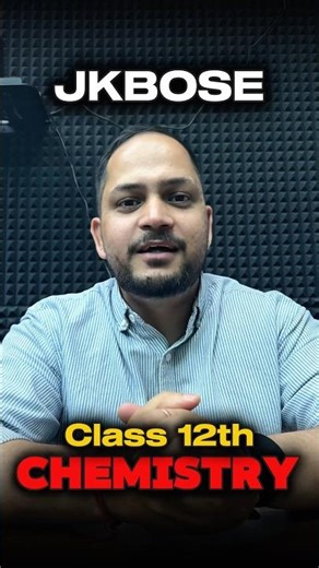 Class 12 Chemistry JKBOSE Live | 7 PM Daily #jkbose #shorts #jammukashmir #boardexam2026 #chemistry