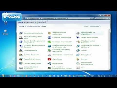 Panel de Control Windows 7