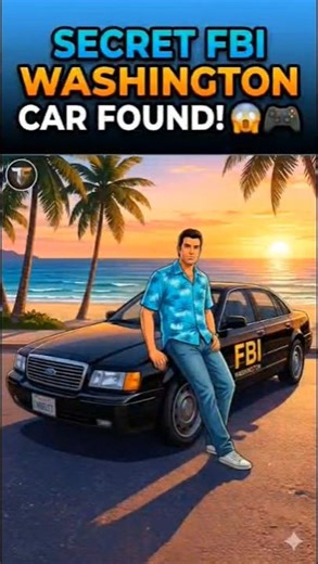 99% Gamers Don't Know This Secret FBI Car in GTA Vice City! 😱🔥